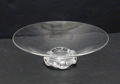 Lot 3076 - Steuben Glass Center Bowl Diameter 12 1/4 inches.