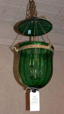 Lot 396A - Georgian Style Gilt-Metal Mounted Green Glass...
