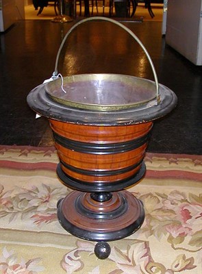 Lot 3228 - Dutch Ebonized and Walnut Bucket 19th Century...