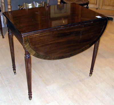 Lot 3159 - George III Style Mahogany Pembroke Table The...