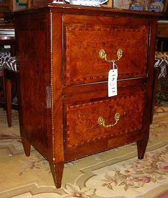 Lot 3275 - Italian Neoclassical Marquetry Inlaid Walnut...