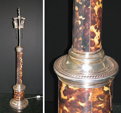 Lot 3108 - Pair of Regency Style Silver Plated and Faux...