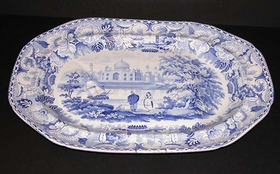 Lot 3119 - Staffordshire Blue and White Pottery Well and...