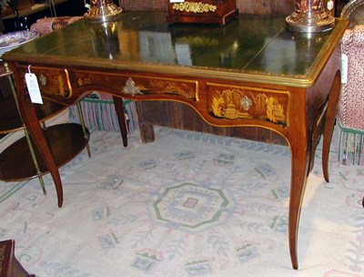 Lot 3039 - Louis XV Style Gilt Decorated Mahogany Writing...