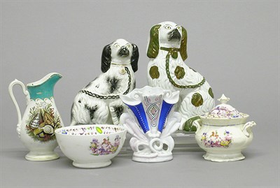 Lot 3032 - Miscellaneous Group of Staffordshire Pottery...