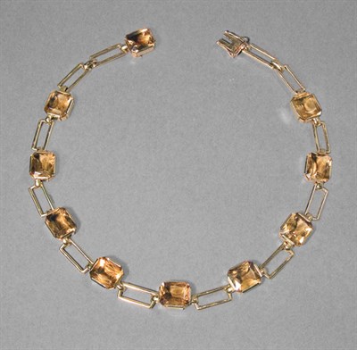 Lot 299 - Gold & Citrine Necklace