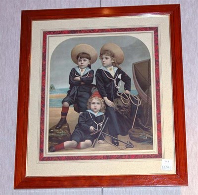 Lot 3318 - Artist Unknown [SAILOR GIRLS] Chromolithograph....