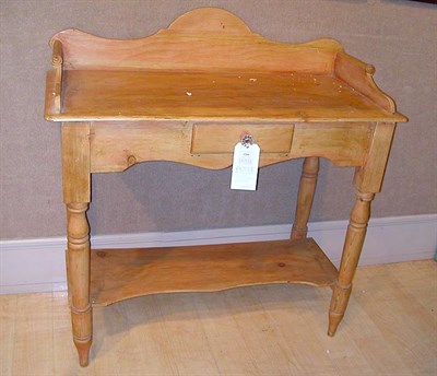 Lot 3295 - Victorian Pine Washstand The rectangular top...