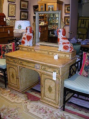 Lot 3299 - Victorian Maple Dressing Table With a mirror...