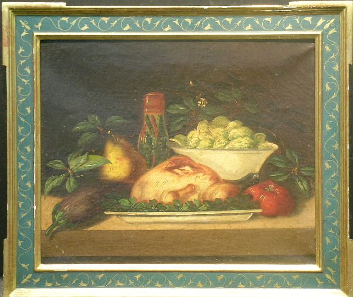 Lot 3319 - Continental School 19th Century STILL LIFE...