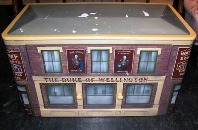Lot 3314 - Painted Chest The rectangular top above a...