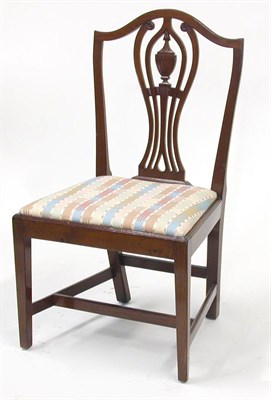 Lot 2093 - Federal Mahogany Side Chair The serpentine...