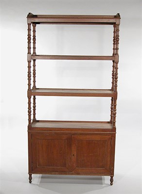 Lot 2191 - American Mahogany Etagere Circa 1845 With four...