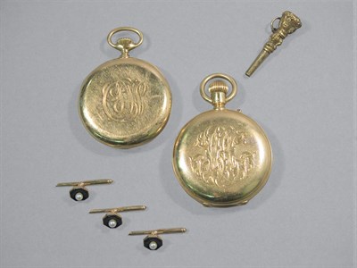 Lot 64 - Two Gold Pocket Watches