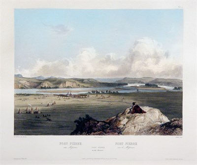 Lot 2034 - After Karl Bodmer FORT PIERRE Hand-colored...