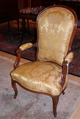 Lot 192 - Louis XV Walnut Bergere