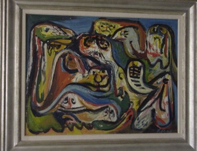 Lot 68 - Finn Pedersen Danish, b.1944 ANSIGTER (FACES)...