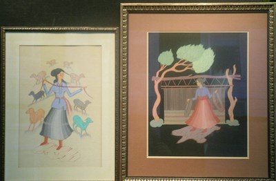 Lot 54 - (i) Andrew Van Tsinajinie WEAVER and...