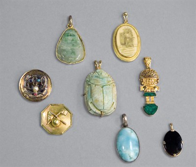 Lot 24 - Group of Gold, Metal & Stone Jewelry