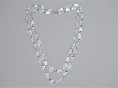 Lot 37 - Double Strand Moonstone Necklace