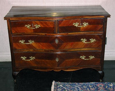 Lot 4302 - Louis XV Gilt-Metal Mounted Kingwood Commode...