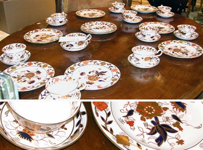 Lot 1258 - Royal Crown Derby Porcelain Partial Luncheon...
