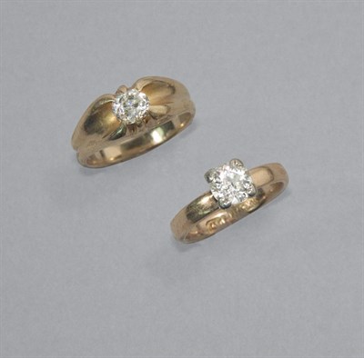 Lot 50 - Two Diamond Rings