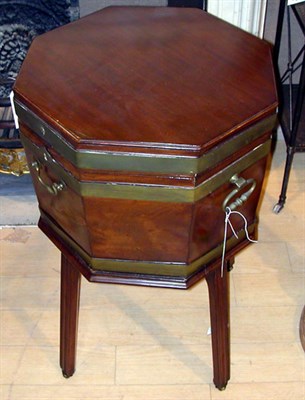 Lot 1343 - George III Mahogany Wine Cooler