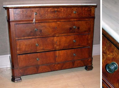 Lot 4310 - Charles X Walnut Commode Second quarter of the...