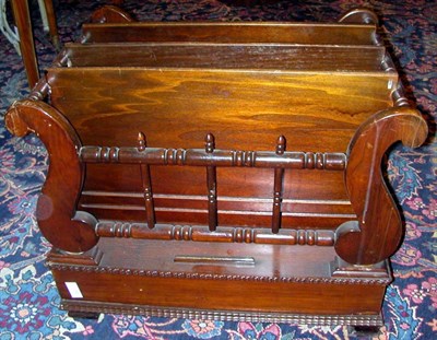 Lot 1425 - Georgian Style Mahogany Canterbury