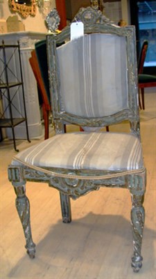 Lot 1257 - Italian Neoclassical Painted Side Chair