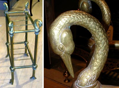 Lot 1356 - Brass Umbrella Stand