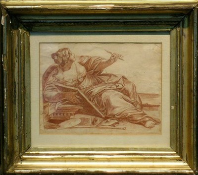 Lot 4004 - Manner of Guido Reni ALLEGORY OF THE ARTS Red...