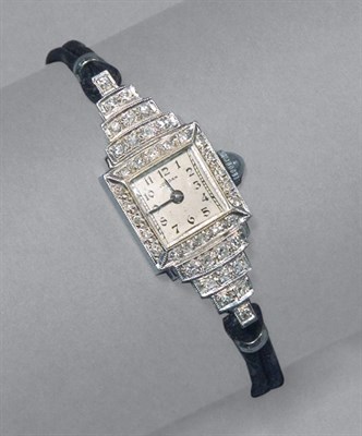 Lot 153 - Diamond Wristwatch