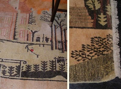 Lot 564 - Samarkand Rug East Turkestan, mid 20th century...