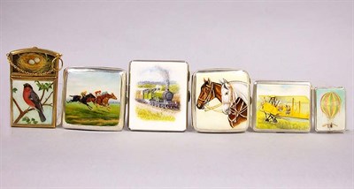 Lot 290 - Group of Silver and Gilt-Metal and Enamel...