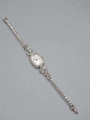 Lot 287 - Diamond Wristwatch