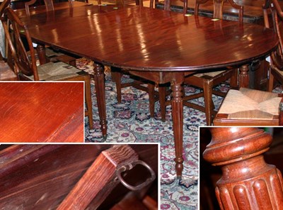 Lot 4168 - Charles X Mahogany Extension Dining Table...