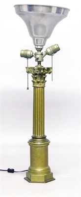 Lot 4116 - Neoclassical Style Brass Lamp Late 19th/early...