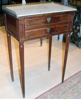 Lot 4120 - Late Louis XVI Mahogany Table A Ecrire Early...