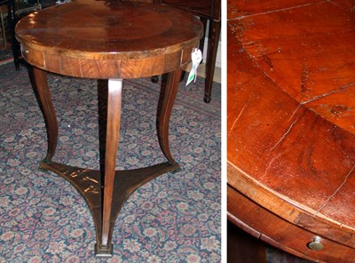 Lot 4158 - Continental Walnut Center Table Probably...