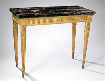 Lot 4183 - Italian Neoclassical Gilt-Wood Console Late...