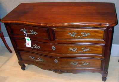 Lot 1217 - Louis XV Style Fruitwood Serpentine Front...