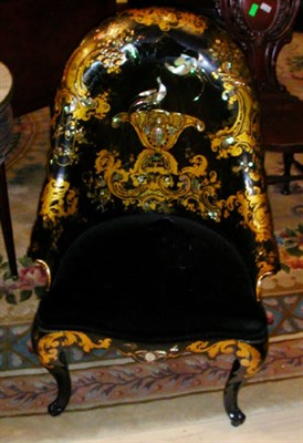 Lot 1146 - Victorian Papier Mache Chair