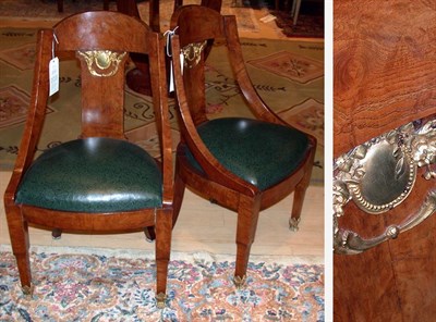 Lot 397 - Set of Four Empire Style Gilt-Metal Mounted...
