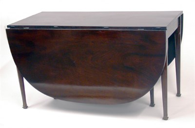Lot 2082 - Georgian Inlaid Mahogany Drop-Leaf Dining...
