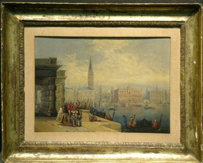 Lot 4076 - Attributed to Giovanni Grubacs VIEW OF VENICE...