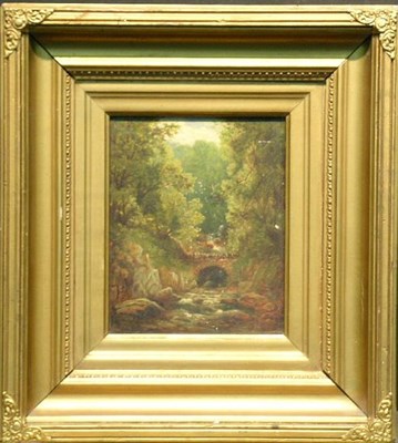Lot 2008 - British School 19th Century FOREST INTERIOR...