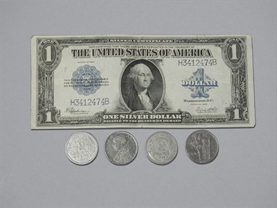 Lot 100 - Group of U.S. & Foreign Coins & Currency