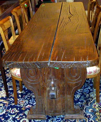 Lot 1232 - Renaissance Style Refectory Table Height 30...